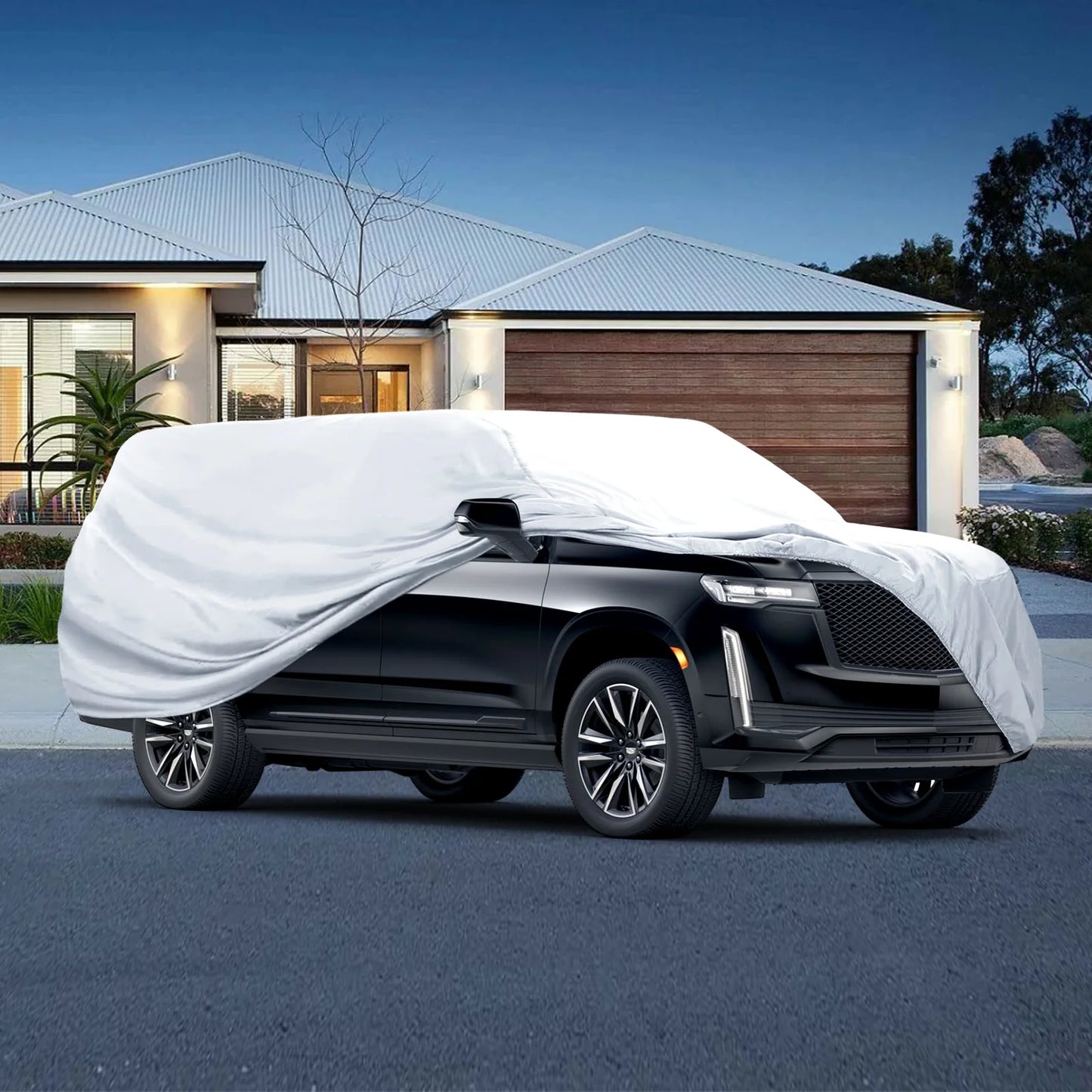 Universal SUV Sedan Full Car Cover Waterproof UV Snow Dust Protection