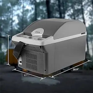 Ljustra 14L Portable Thermoelectric Cooler Warmer for Car Camping Travel