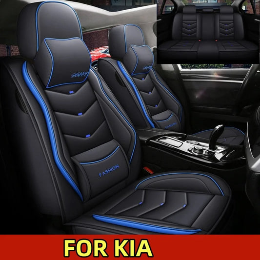 Kia K5 2021-2025 Car Seat Covers Full Set Waterproof Leather Wear-Resistant
