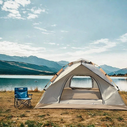 Extra Large 2-4 Person Lightweight Family Tent Quick Setup Picnic