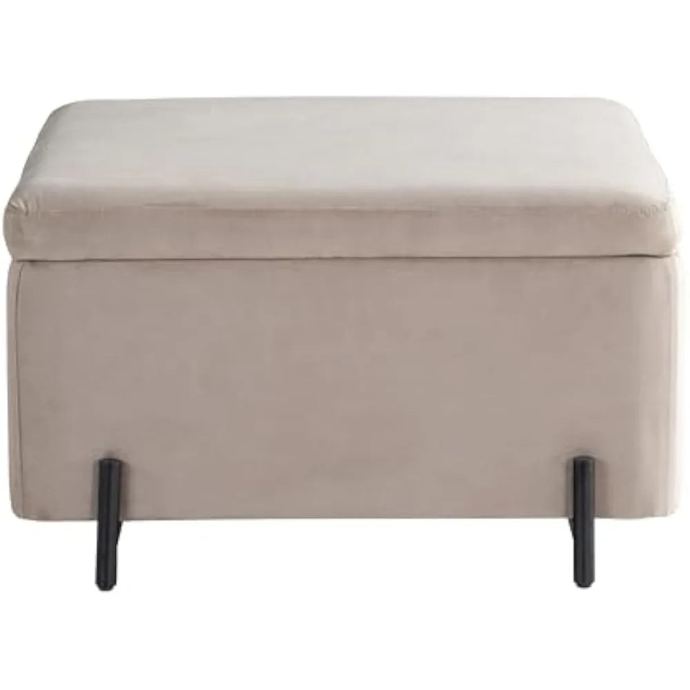 Connor Storage Ottoman Large Reversible Velvet Table with Storage