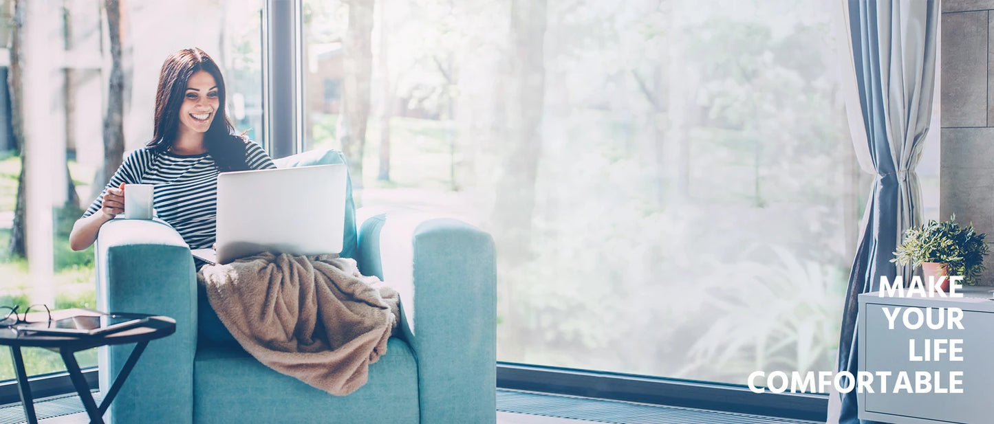 Adjustable Mid-Century Modern Recliner Chair with Thicker Seat Cushion