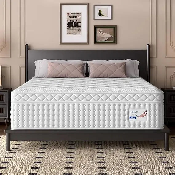 Ljustra Firm Queen Size Hybrid Mattress with Lumbar Support