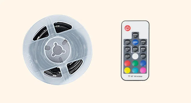 TV Stand with Charging Station LED Entertainment Center for 55 Inch TV