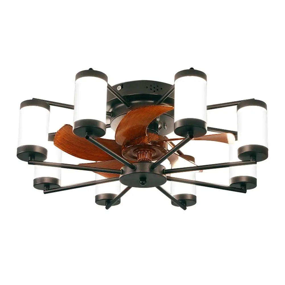 Ljustra Ceiling Fan with Light Remote Control Modern Chandelier 24"