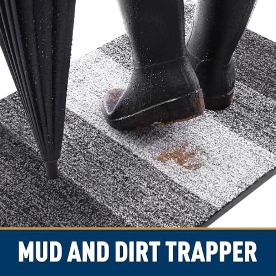 Dog Door Mat Absorbs Dirt Moisture Non-Slip Entryway Indoor Outdoor