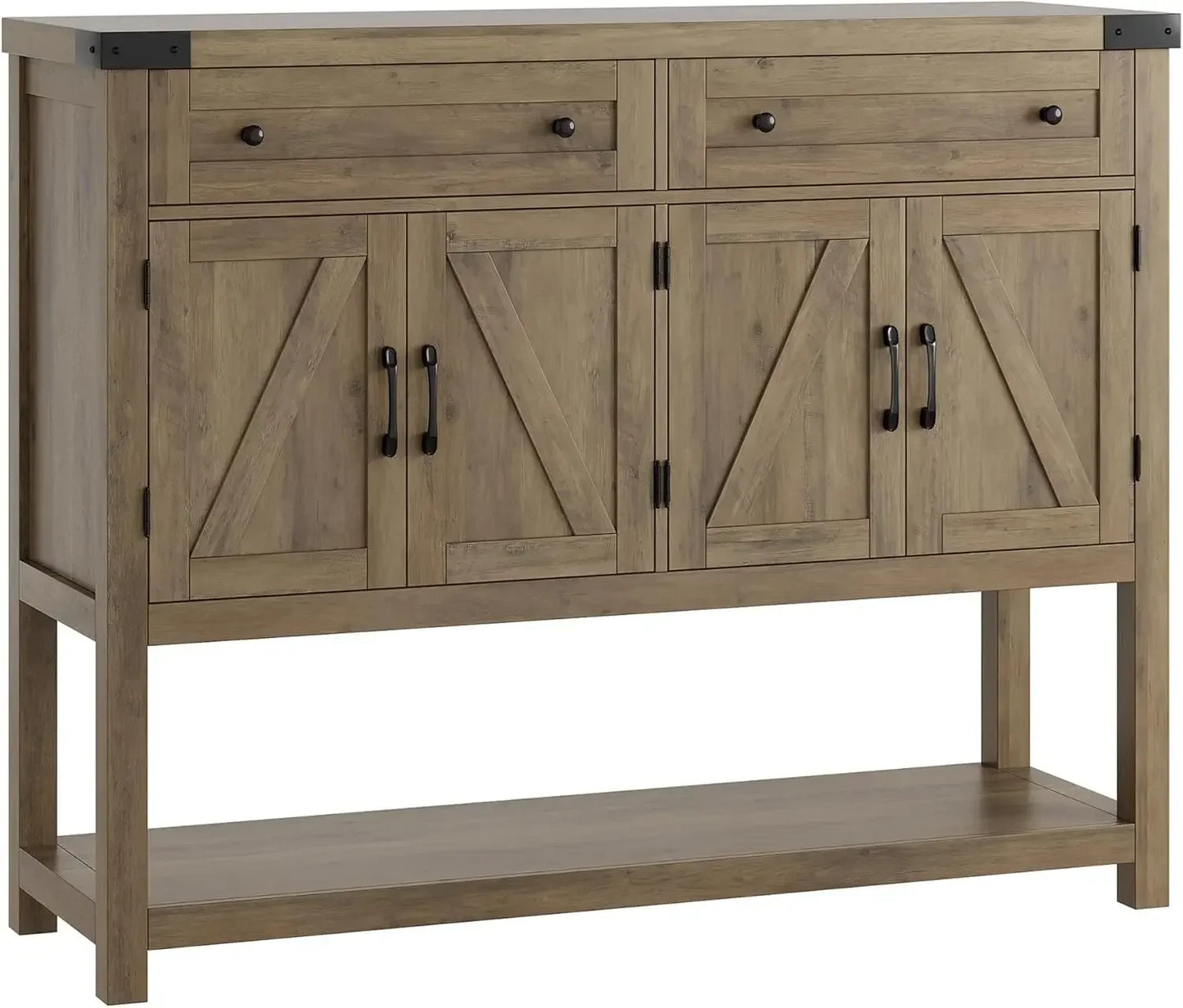 Buffet Sideboard Cabinet 47.2" Farmhouse Coffee Bar with Storage