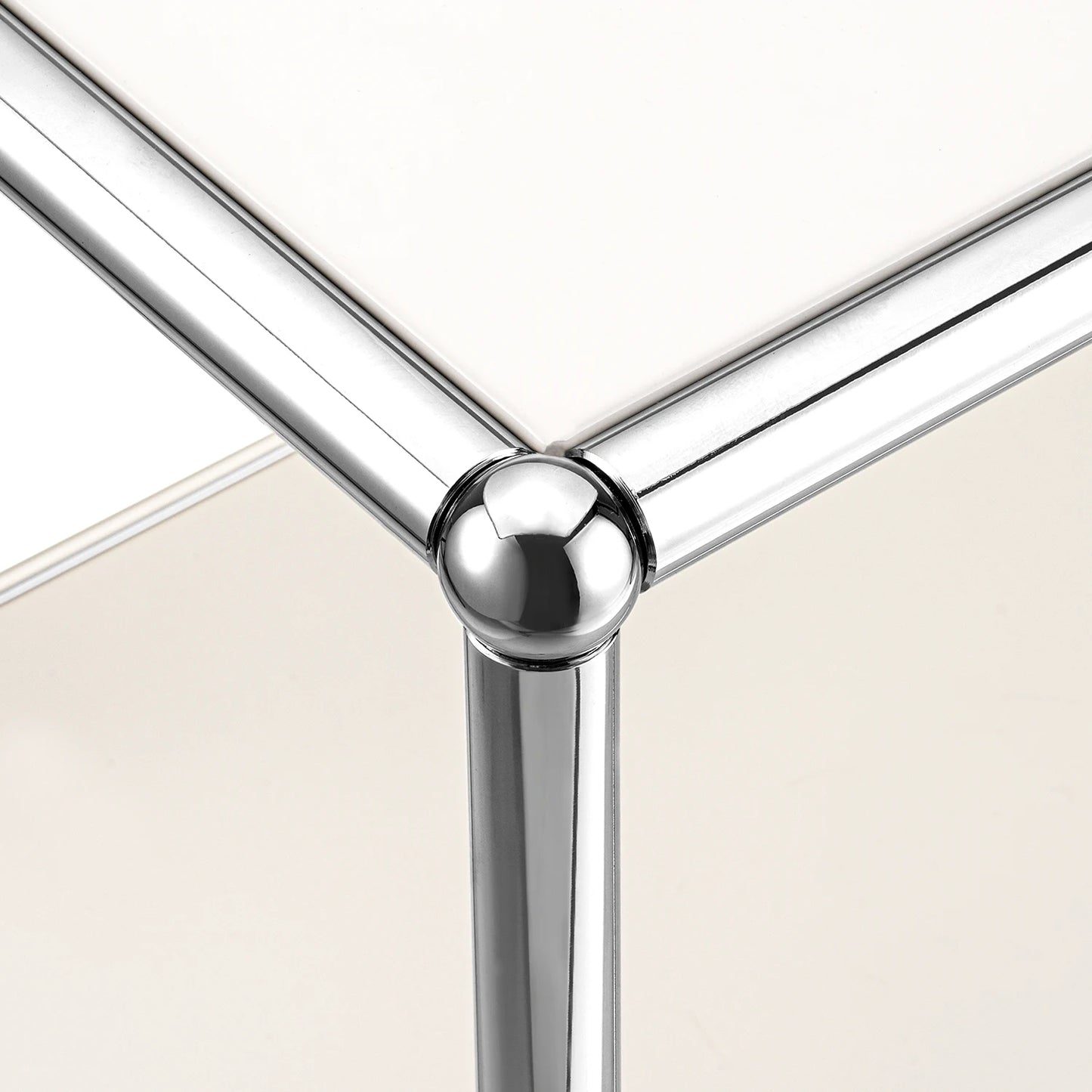 Modular Stainless Steel TV Cabinet Storage Shelf Living Room Furniture