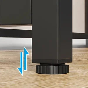 Ljustra 63 Inch Ergonomic Computer Desk with File Drawer Cabinet