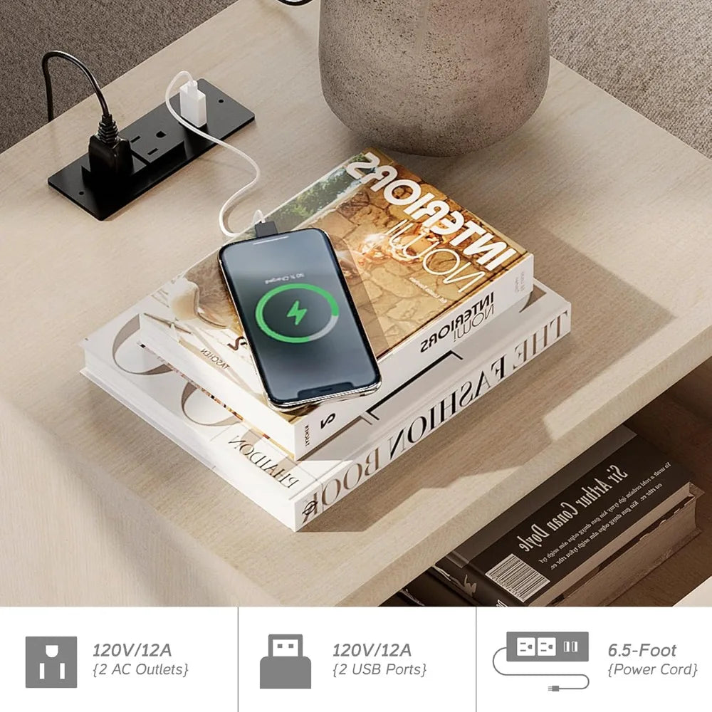 Children's Bedroom Furniture Set with 5-Drawer Dresser and Nightstands