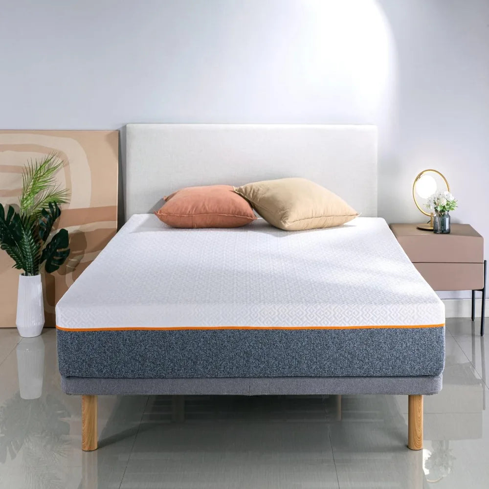 Ljustra 10 Inch Full Memory Foam Mattress Medium Firm Cooling Comfort