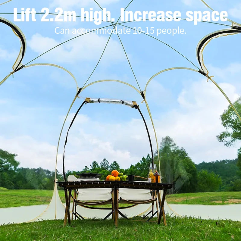 Outdoor Dome Starry Sky Tent 4-8 Person Quick Setup Camping Tent