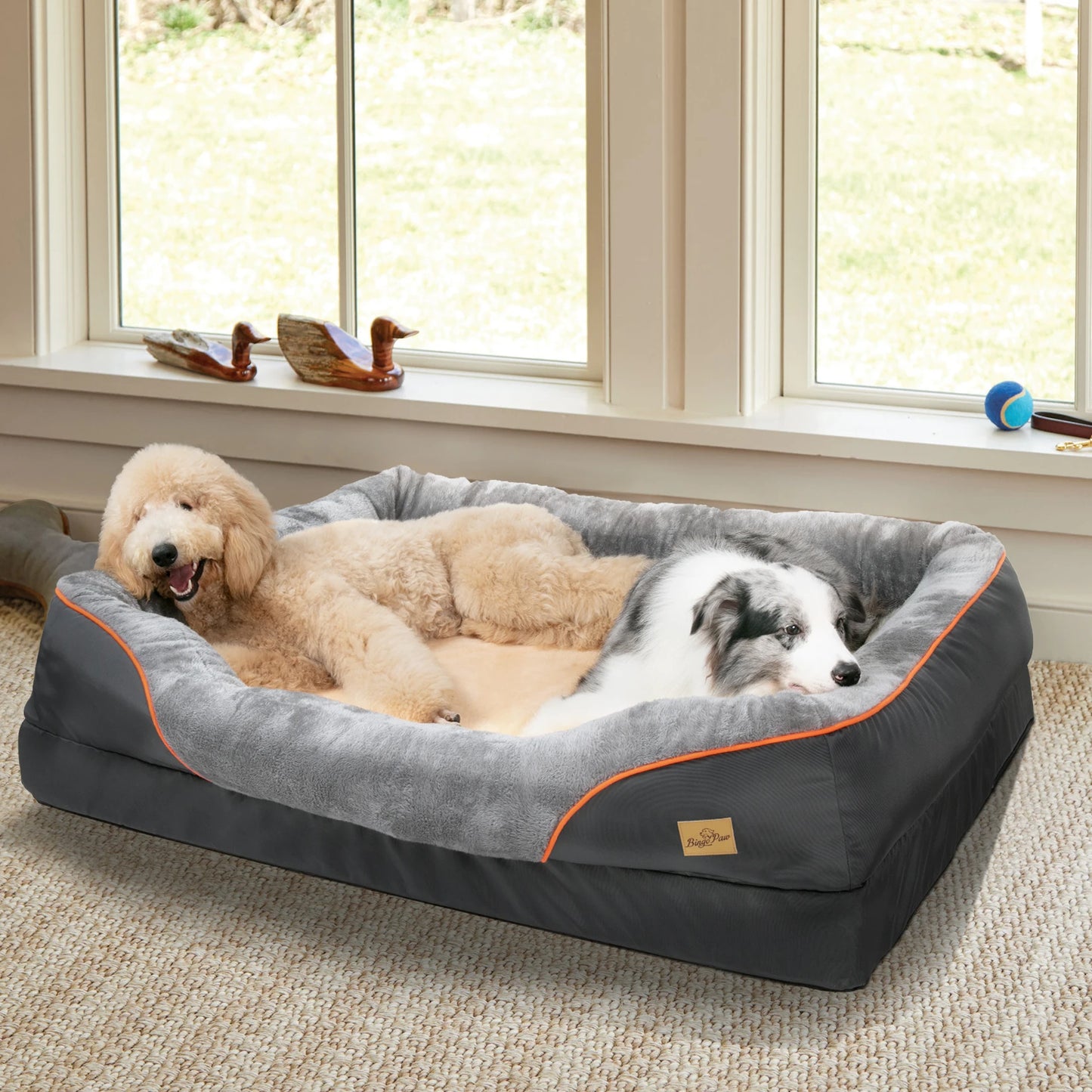 Large Dog Bed Soft Comfortable Removable Washable Cover Waterproof