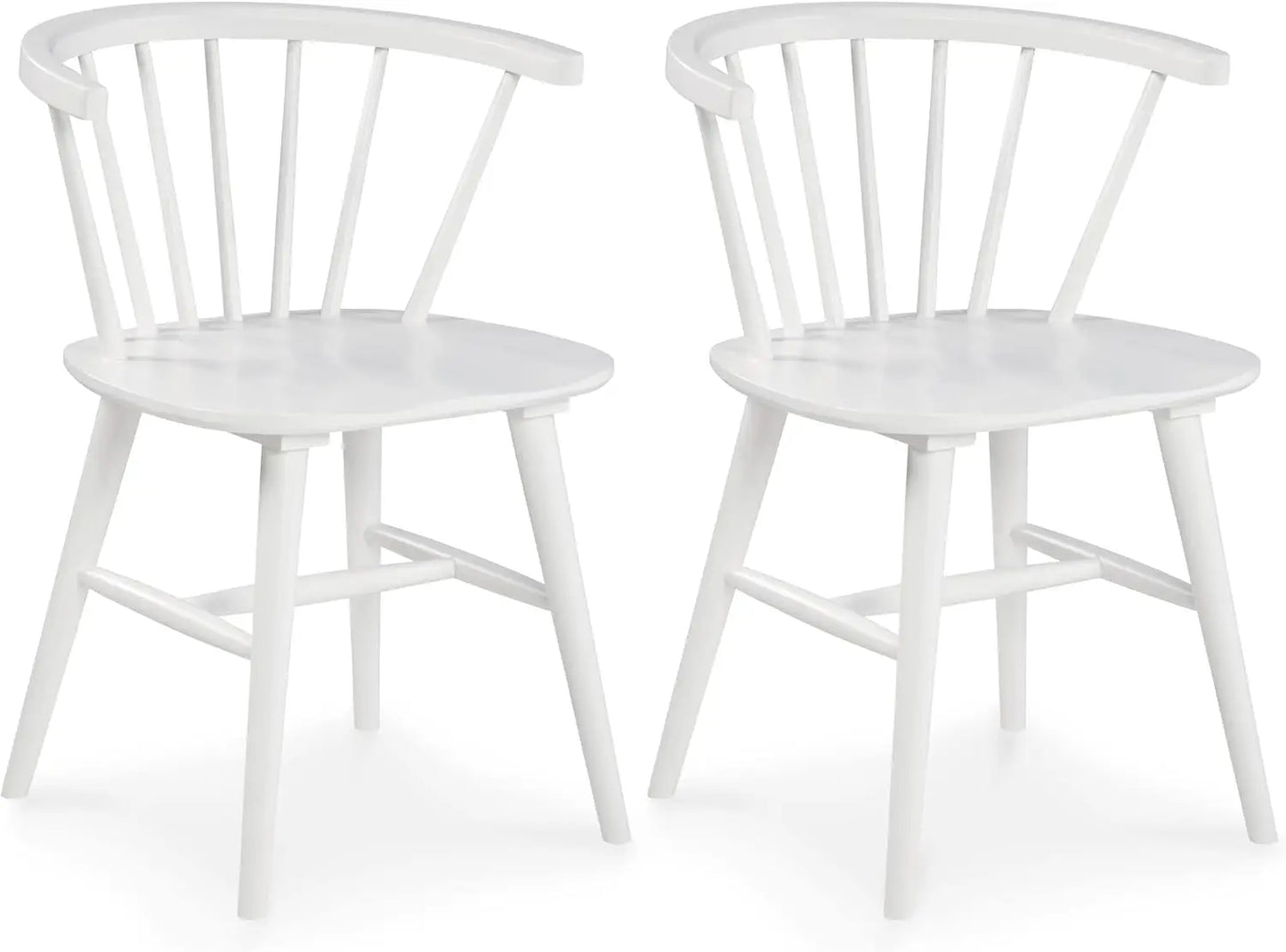 Grannen Modern Spindle Back Dining Chair Set of 2 for Home Decor