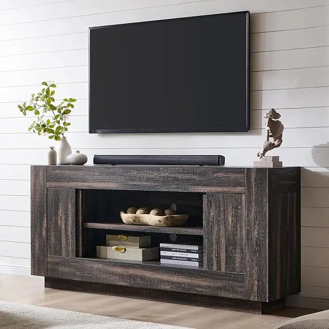 Modern 70 Inch TV Stand Entertainment Center for TVs Up to 80 Inches