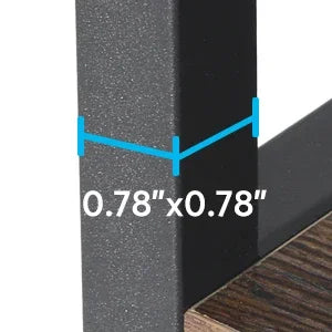 Ljustra Modern 8-Tier Staggered Bookcase Wide Wood Etagere Shelving Unit