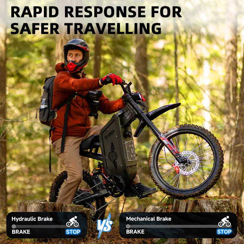 Freego X2 Pro Electric Motorcycle 6000W Off Road 60V Adult Ebike