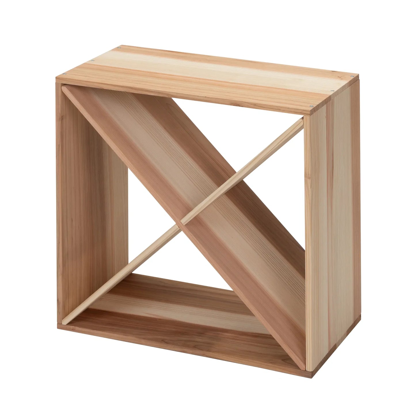 24 Bottle Modular Wine Rack Set of 2 Stackable Wine Storage Cube