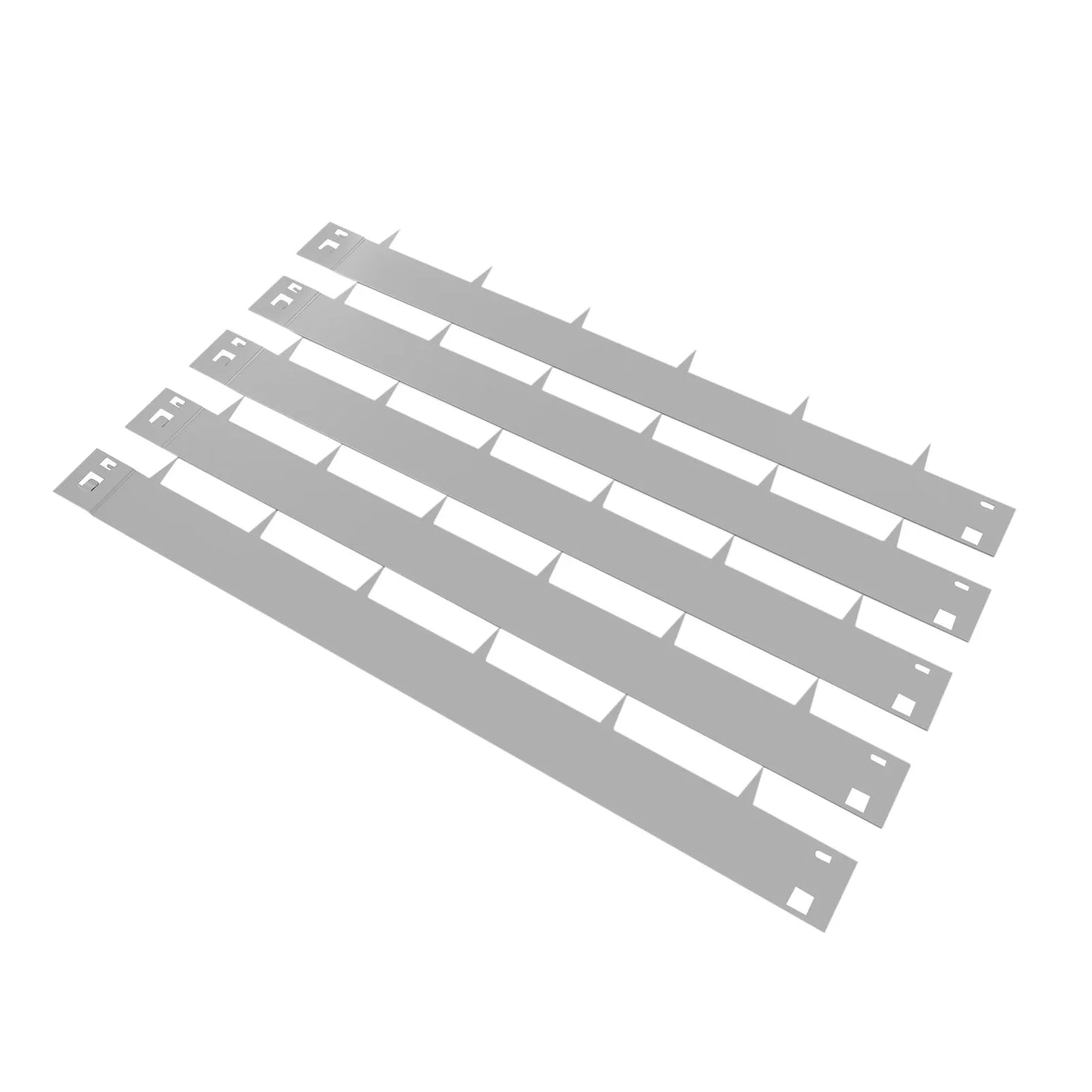 5PCS Outdoor Steel Lawn Edging Flexible Landscape Barrier 39 Inches