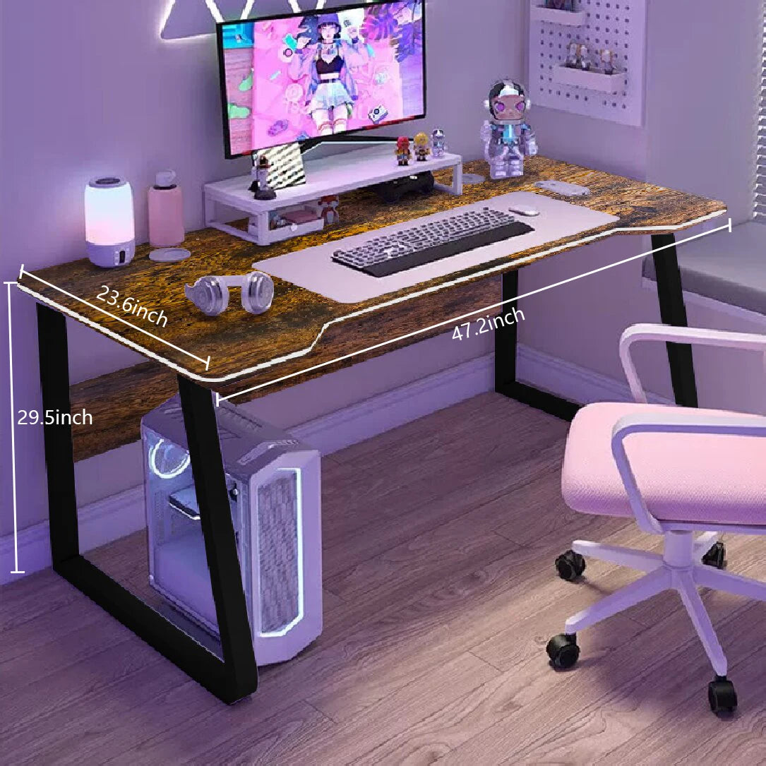 Ljustra Modern Gaming Desk Stylish Writing Table for Home Office