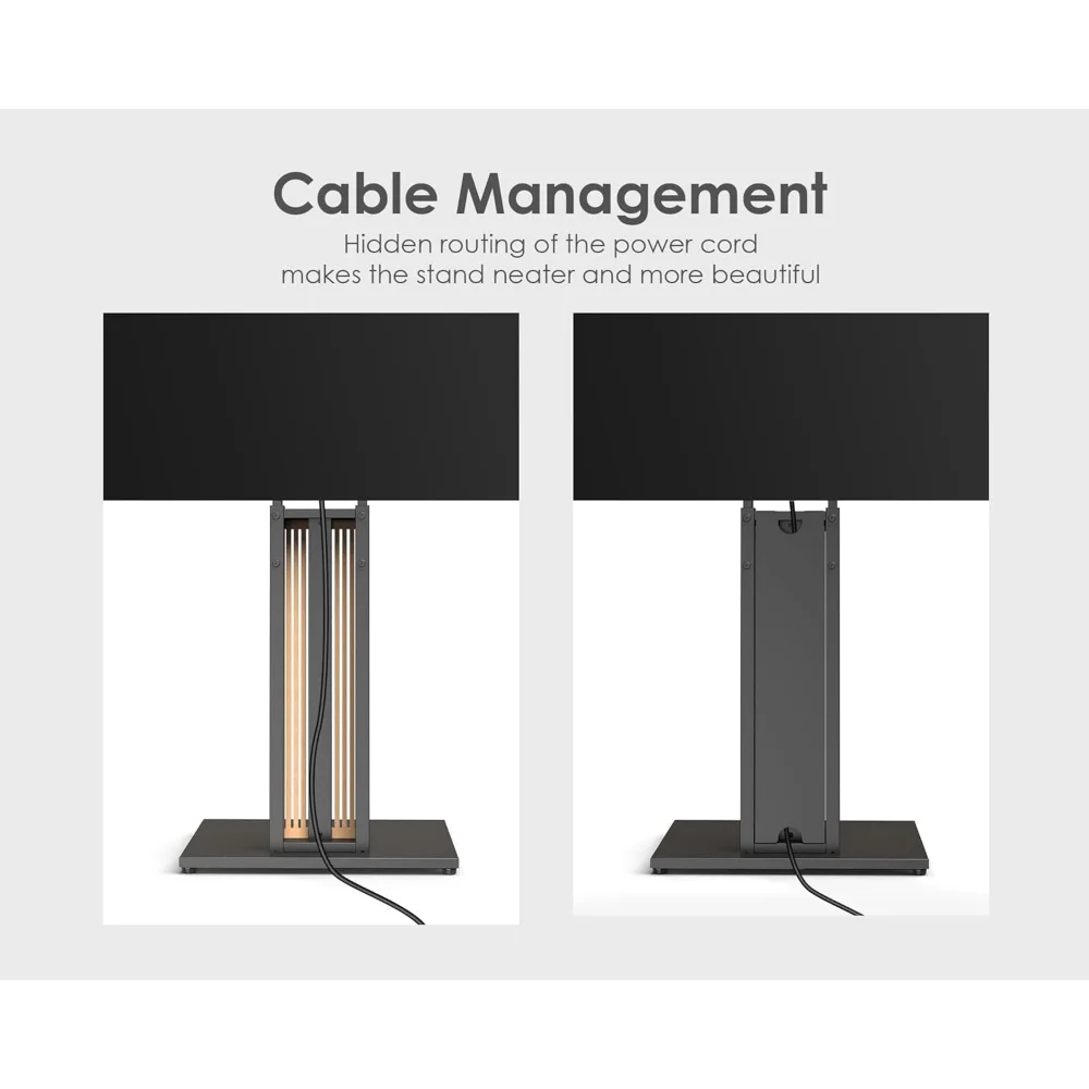 Design Wood TV Stand with Swivel Mount for 32-65 Inch Screens