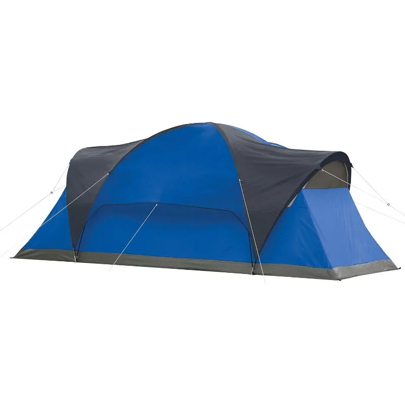 Spacious 6-8 Person Family Tent with Rainfly and Carry Bag