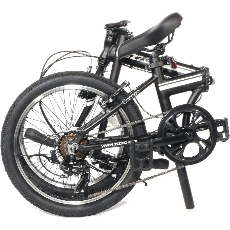 Campo 20 Inch Folding Bike 7-Speed Lightweight Adjustable Stem