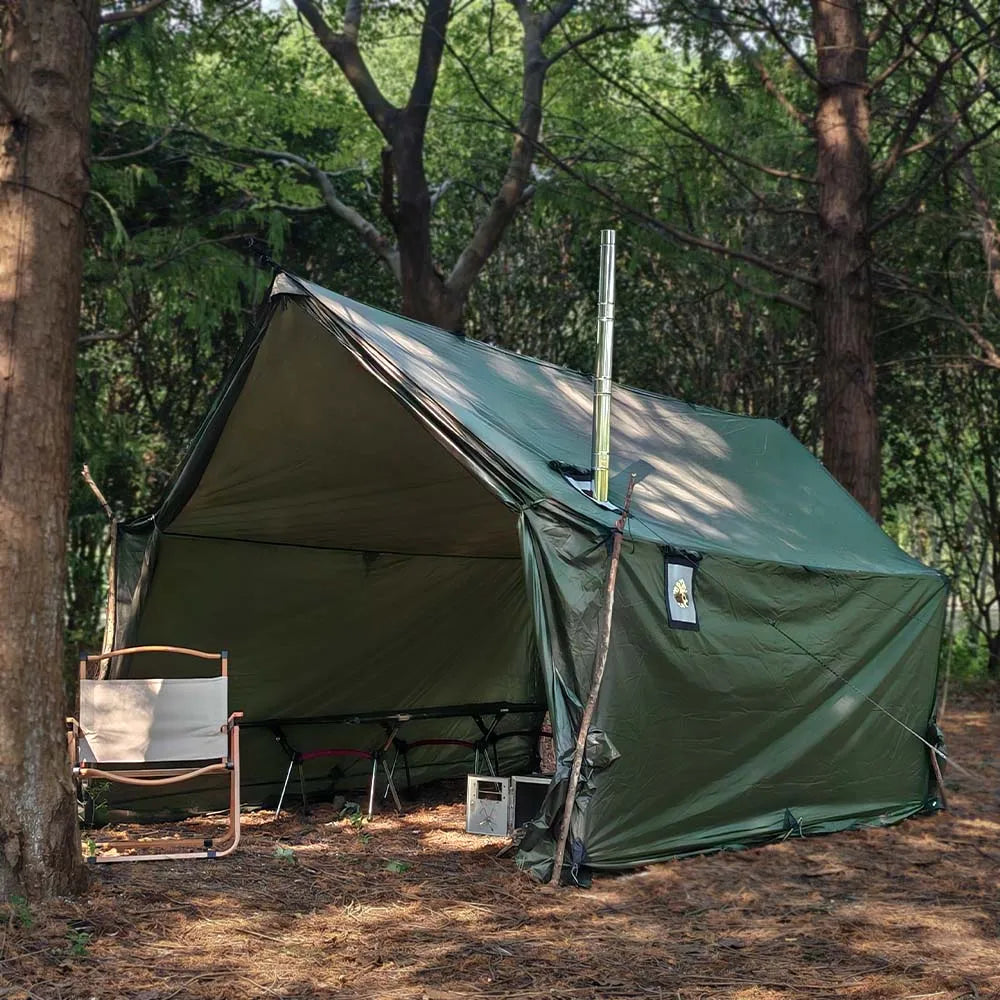 Ljustra Hammock Hot Tent with Stove Jack Waterproof 4-Season Spacious Tent