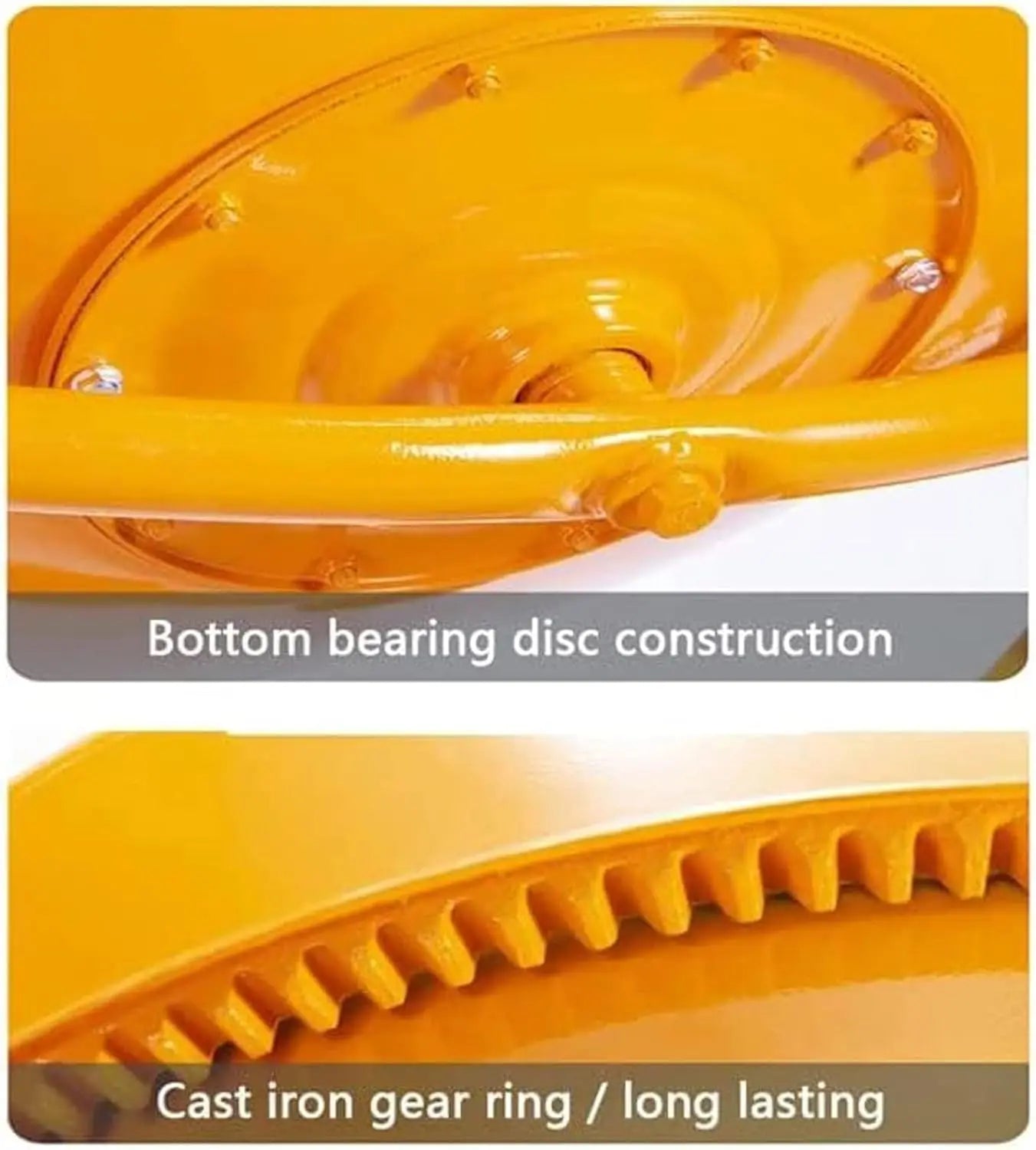 Electric Cement Mixer 4.2 Cu Ft Heavy Duty Portable Concrete Mixer