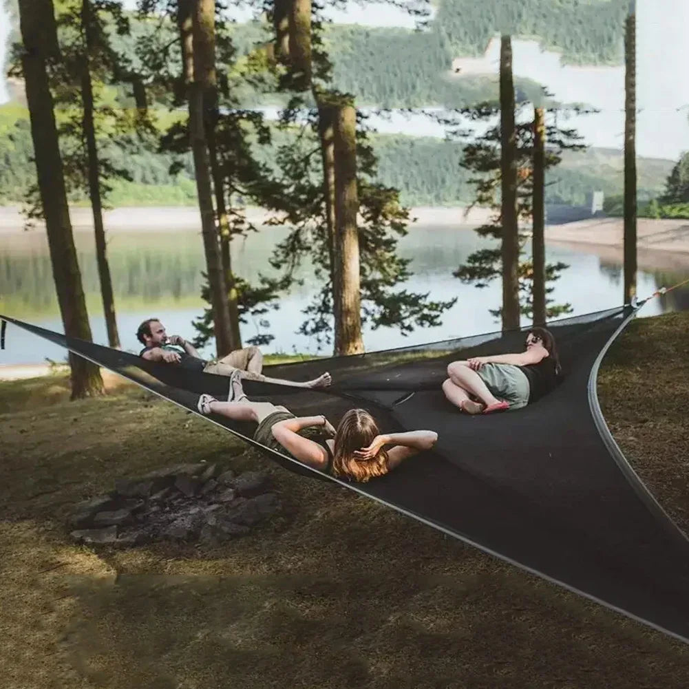 Portable Triangle Hammock Outdoor Bed Anti-Rollover Camping Equipment