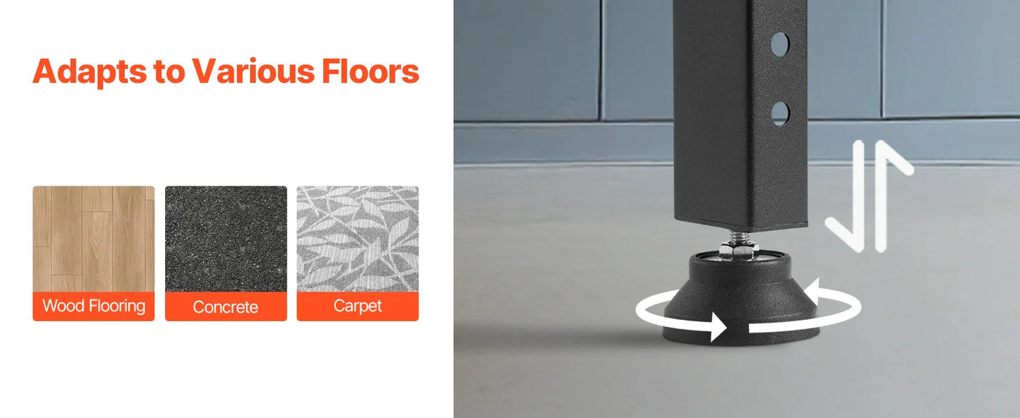 Ljustra Adjustable Workbench Heavy Duty Woodworking with Power Outlets