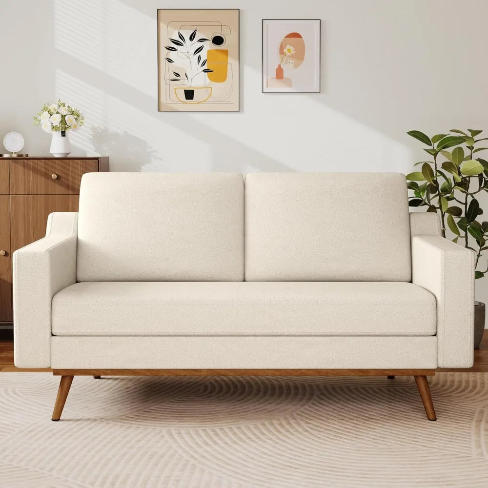 Ljustra 65.4 Inch Loveseat Sofa Modern Couch for Living Room Bedroom