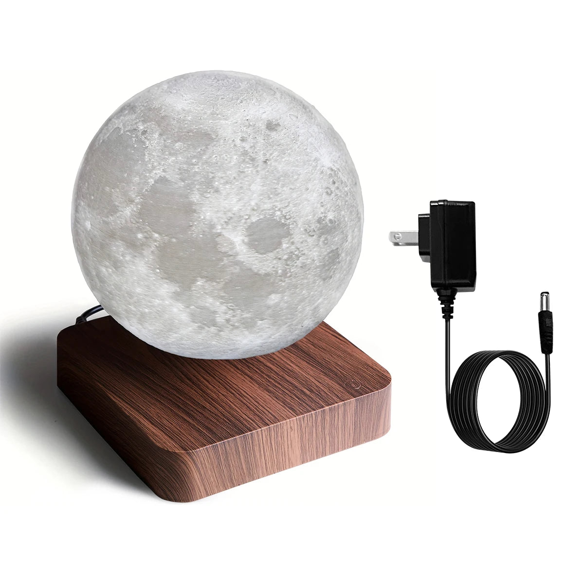 Magnetic Floating Moon Lamp with 3 Color LED Night Light Unique Gift