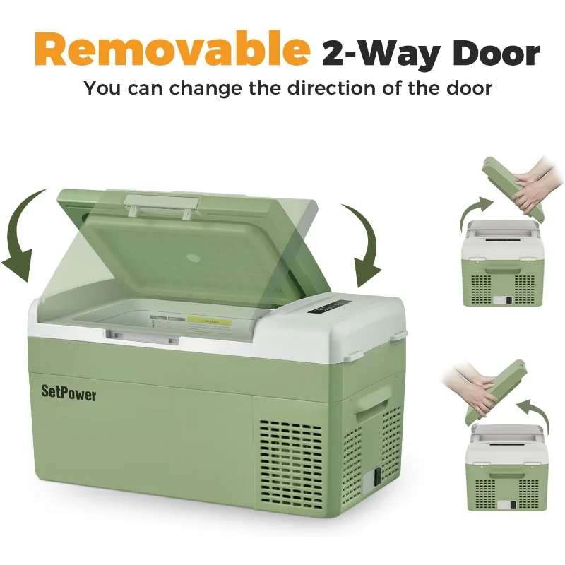 Setpower FC20 Portable 12V Refrigerator Fast Cooling Car Fridge Freezer