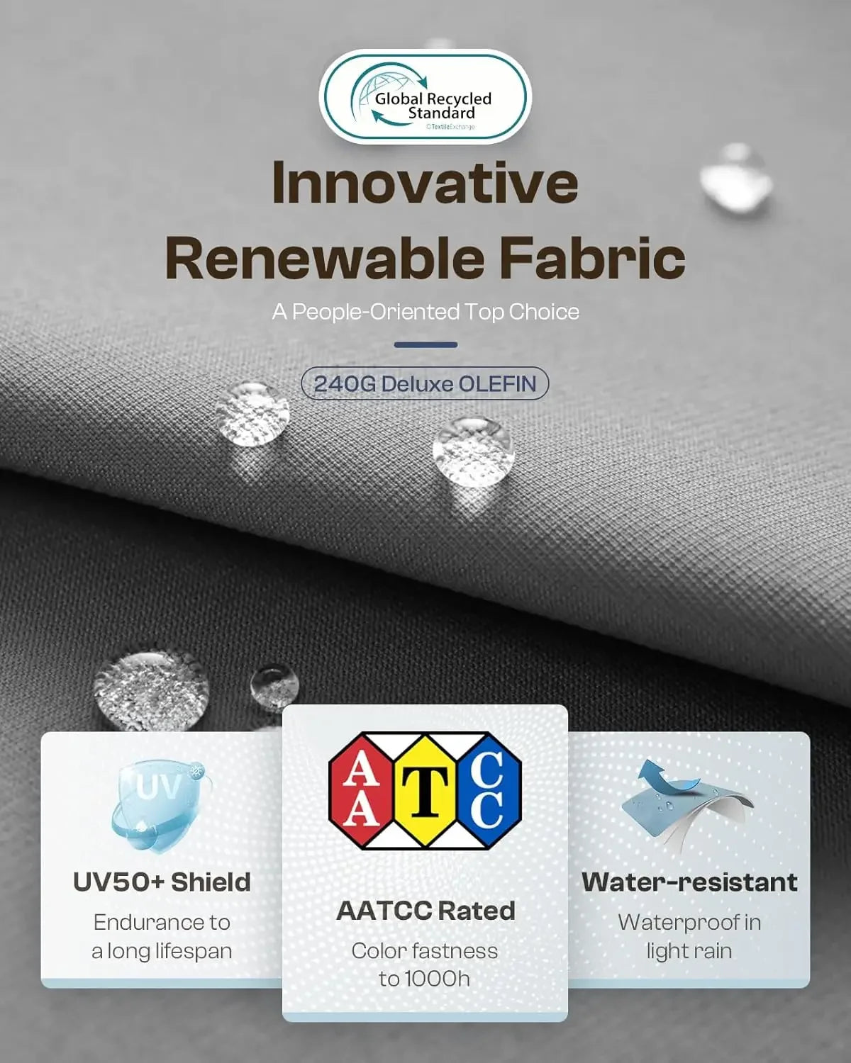 Aluminum Outdoor Patio Furniture Set with Coffee Table Sectional