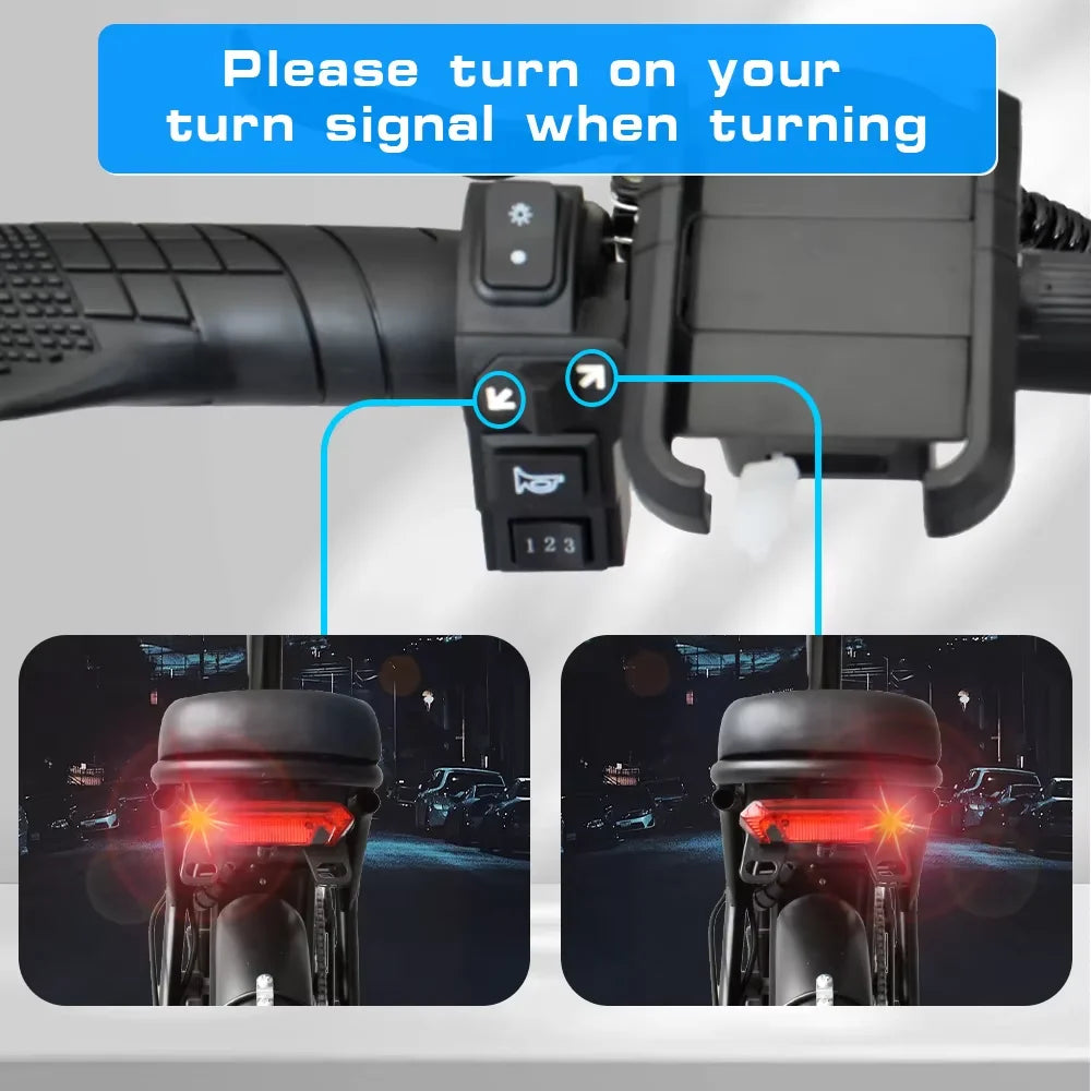 Ljustra 14 Inch Foldable Electric Bicycle 400W Motor City Commuting EBike