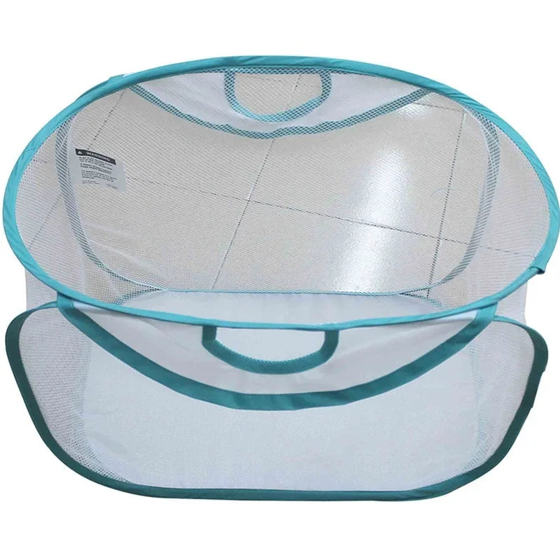 4 Pack Collapsible Pop Up Laundry Hamper Mesh Storage Solution Heavy Duty