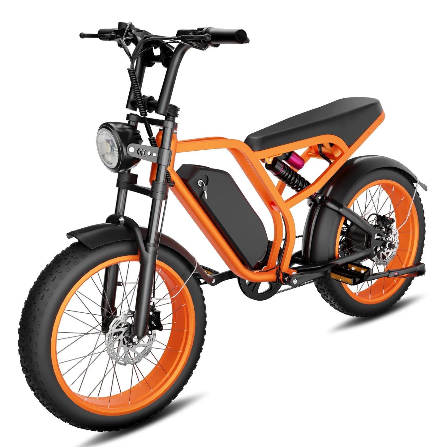 B8 Electric Bike 1500W Motor 32MPH 80-Mile Range Removable Battery