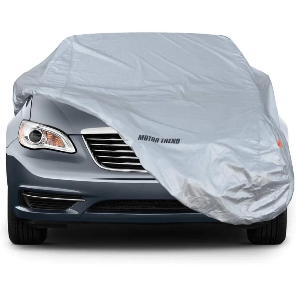 TrueShield Waterproof Car Cover Heavy Duty Fleece Lined Protection XL