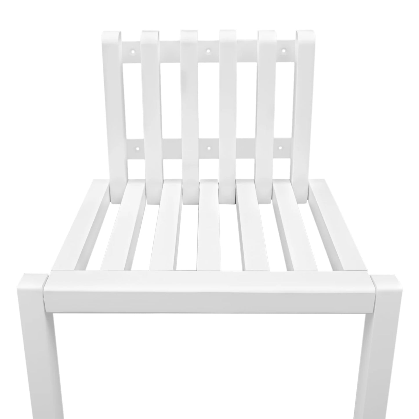 Wall Mounted Folding Solid Wood Chair Space Saving Living Stool