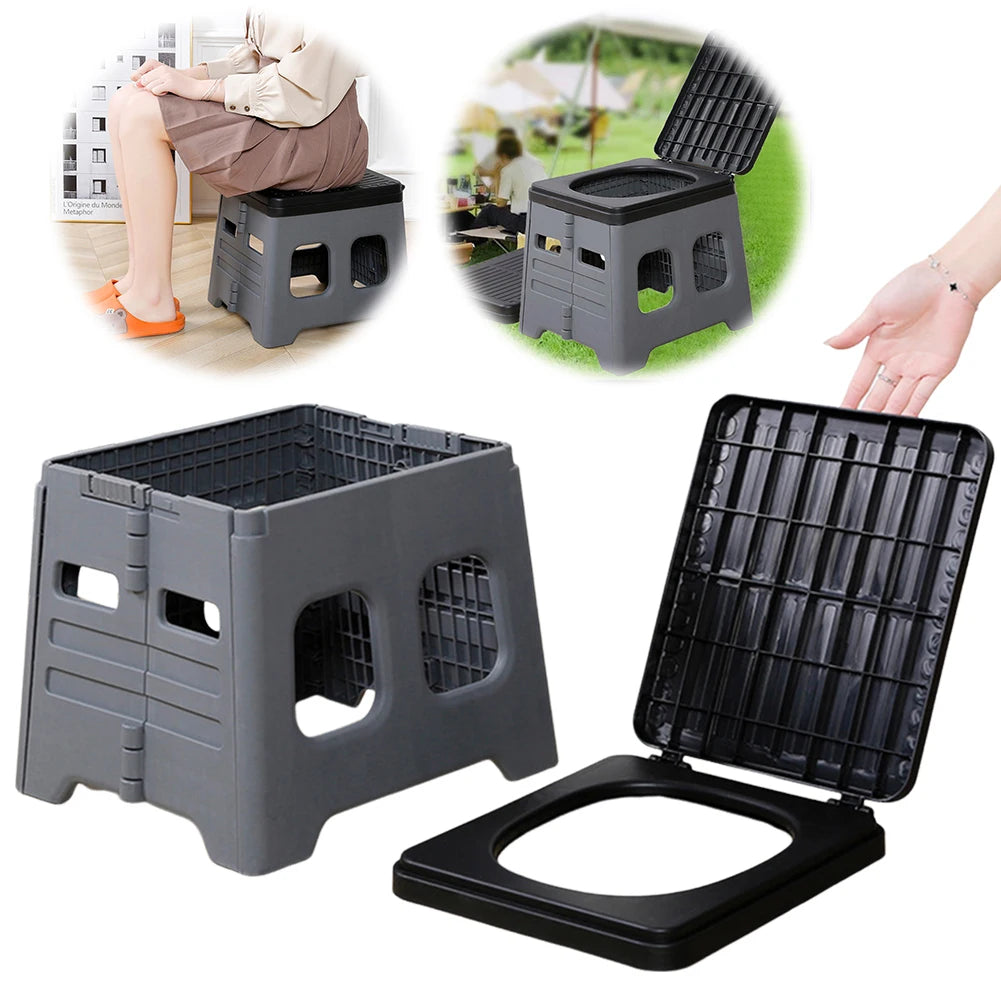 Portable Folding Toilet Travel Potty Camp Toilet Outdoor Essential