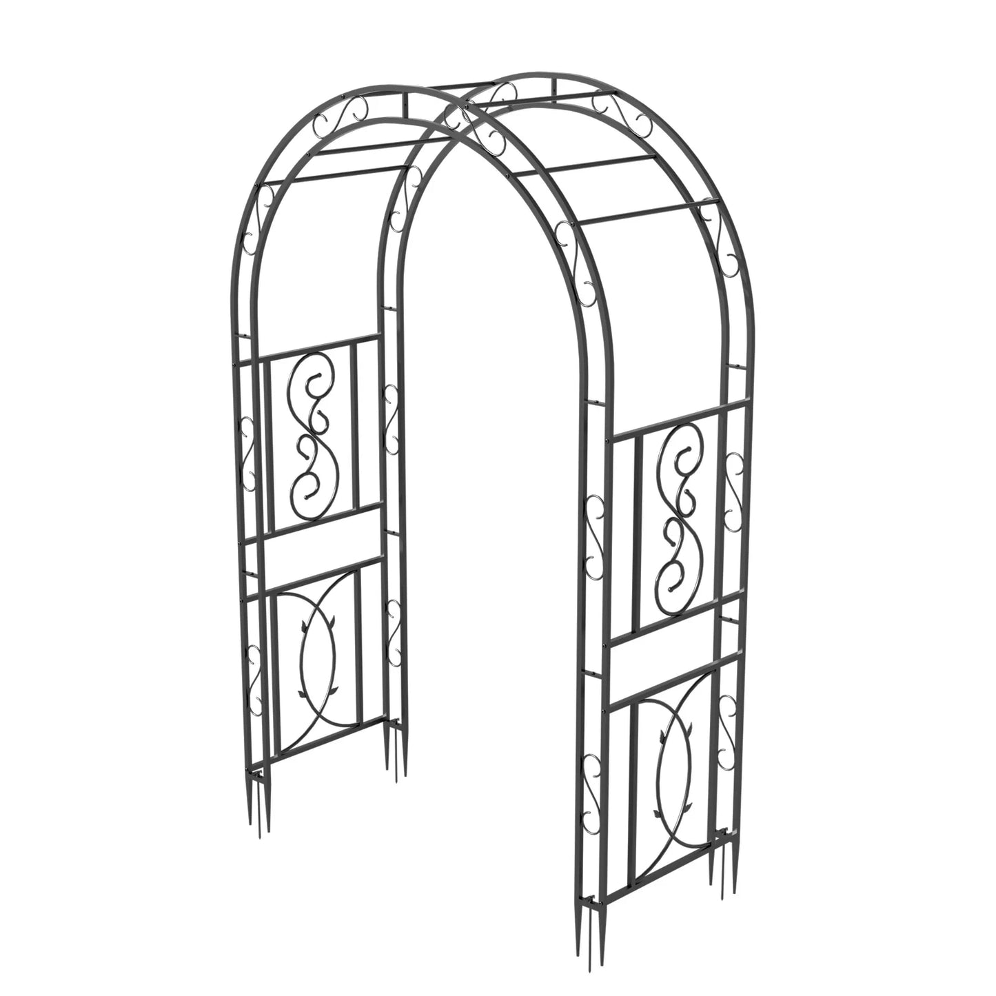 Metal Garden Plant Trellis Wedding Arch Frame for Climbing Plants