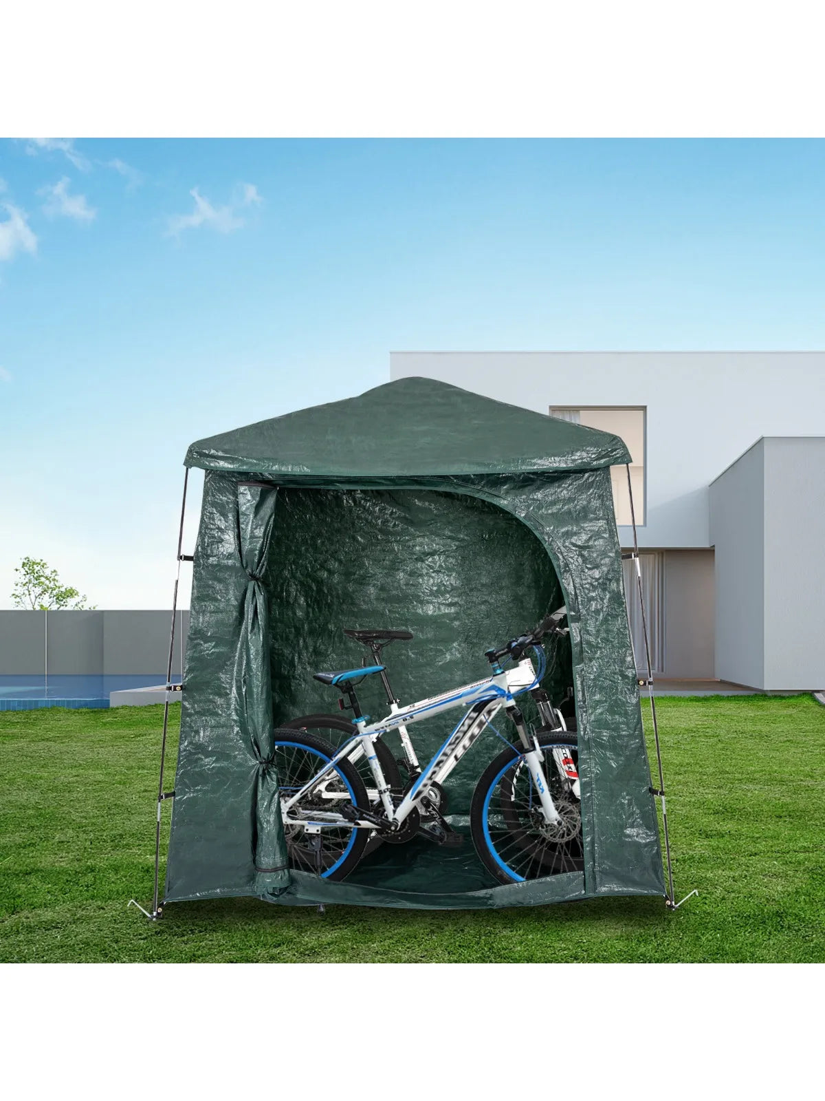 Ljustra Reusable Storage Tent Space Saving Bike Shed Waterproof Cover