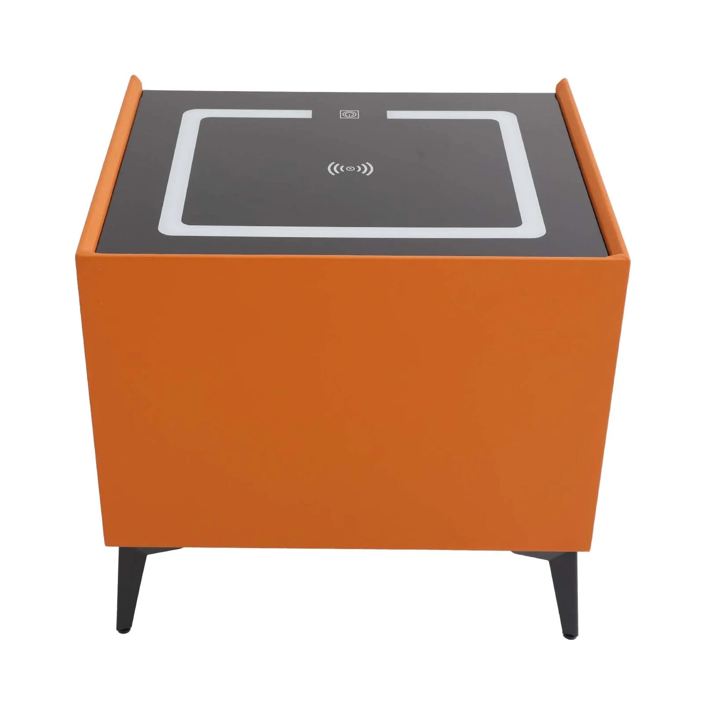 Smart Bedside Table with Bluetooth Speaker USB Wireless Charging and Light