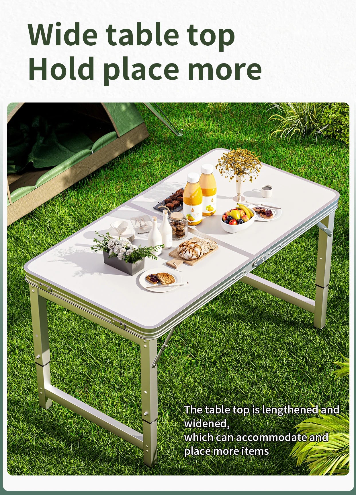 Portable Folding Outdoor Table Camping Picnic Gathering Furniture