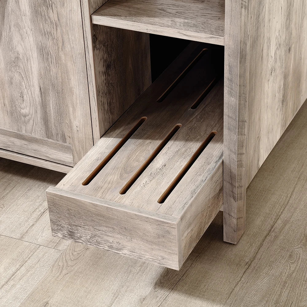 Cat Litter Robot Enclosure Furniture Adjustable Shelf Dog-Proofing