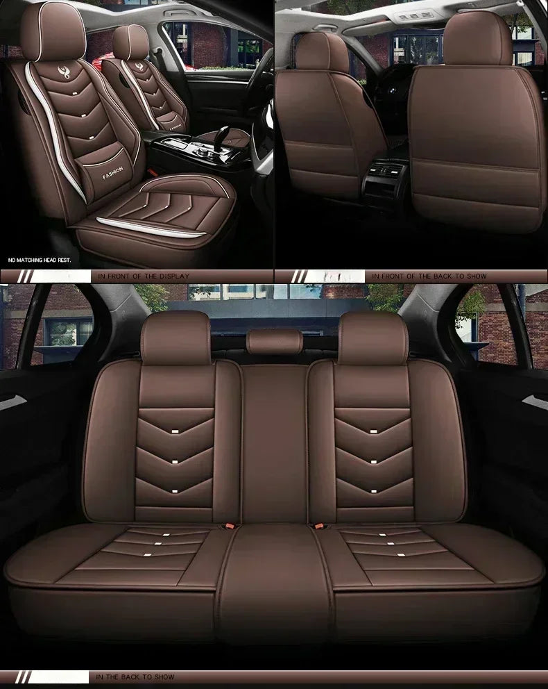 Kia K5 2021-2025 Car Seat Covers Full Set Waterproof Leather Wear-Resistant