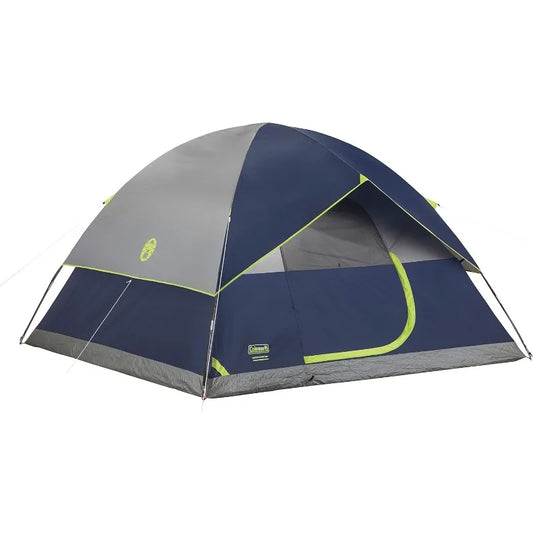 Coleman Sundome 6-Person Tent Weatherproof Easy Setup Camping Tent