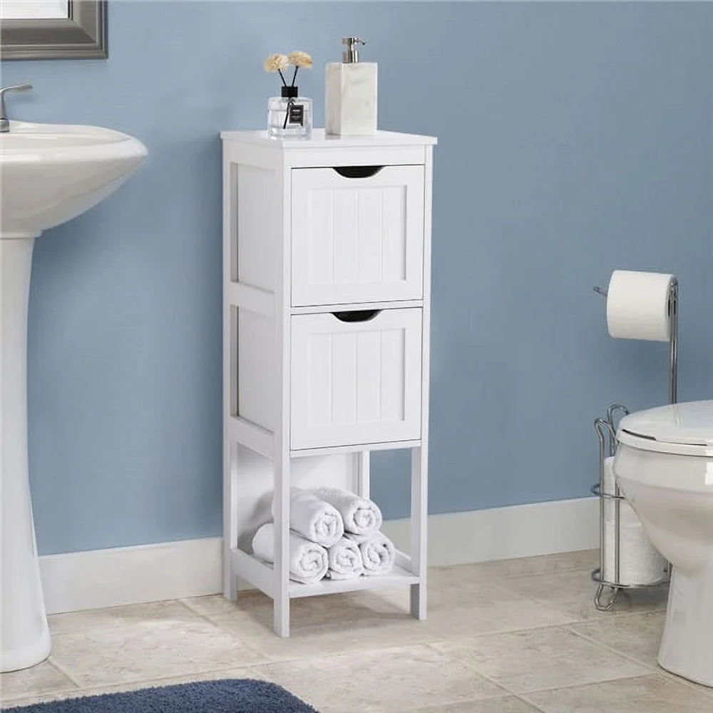 Adjustable Modern 3 Tier Bathroom Storage Cabinet Freestanding Organizer