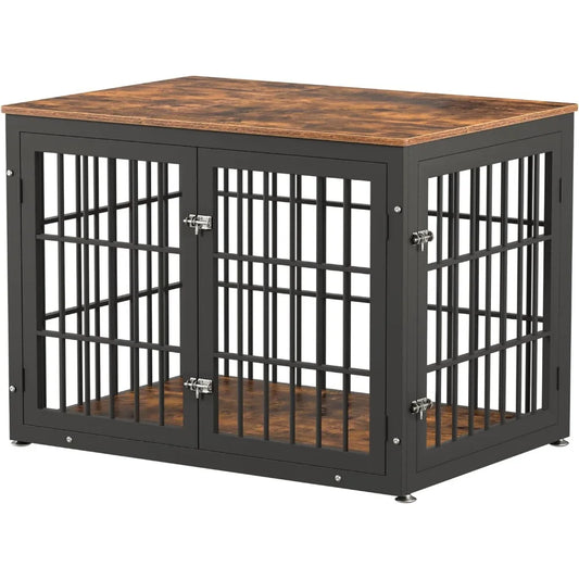 42 Inch Heavy Duty Dog Crate Furniture for Large Medium Dogs End Table